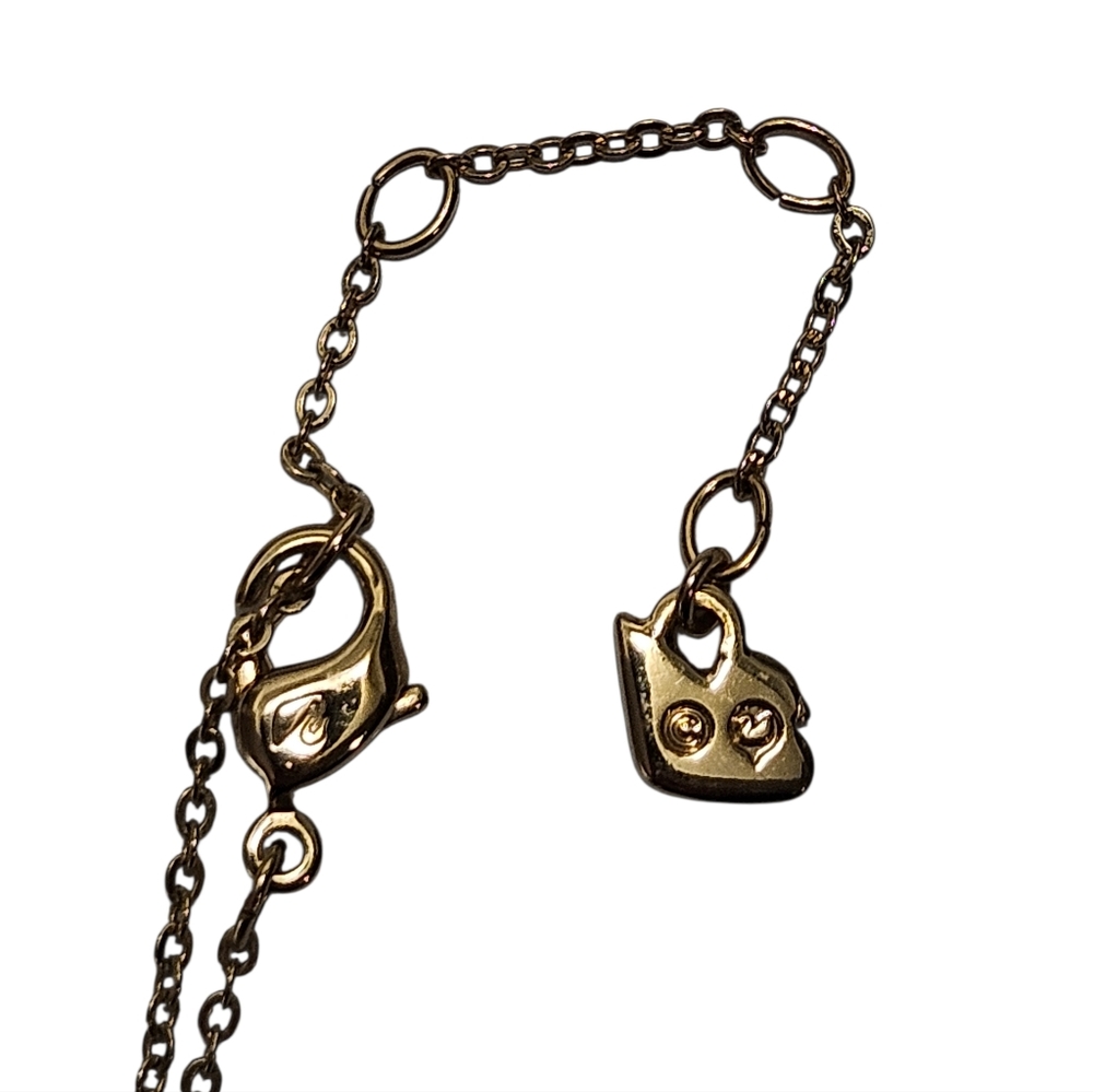 Swarovski Mambo Gold Tone Pavé Crystal Pendant Necklace - Picture 6 of 8